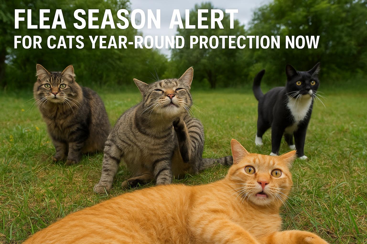 Flea Season Alert For Cats Year Round Protection Now