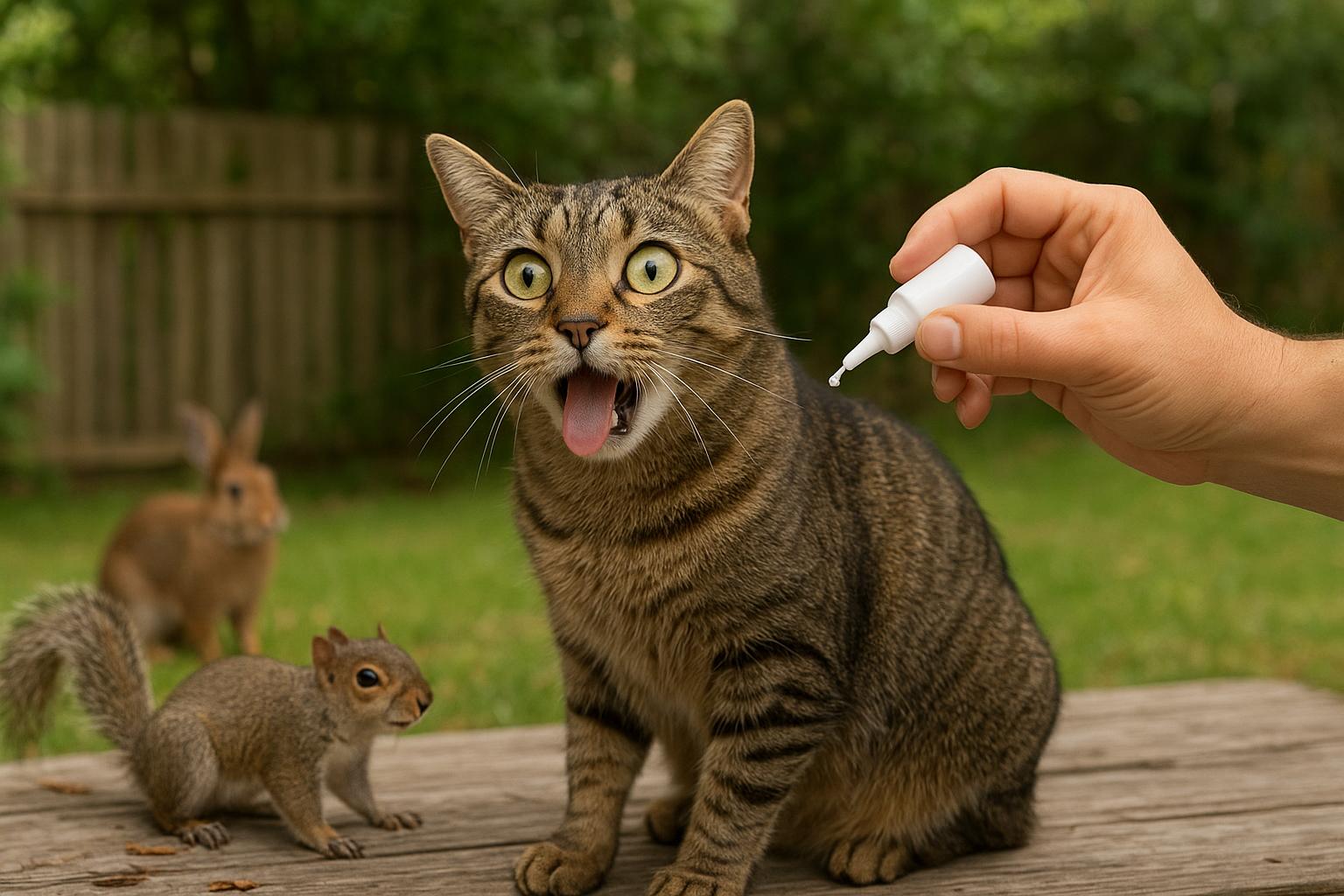 How Fleas Work with Topical Drops for Backyard Wildlife