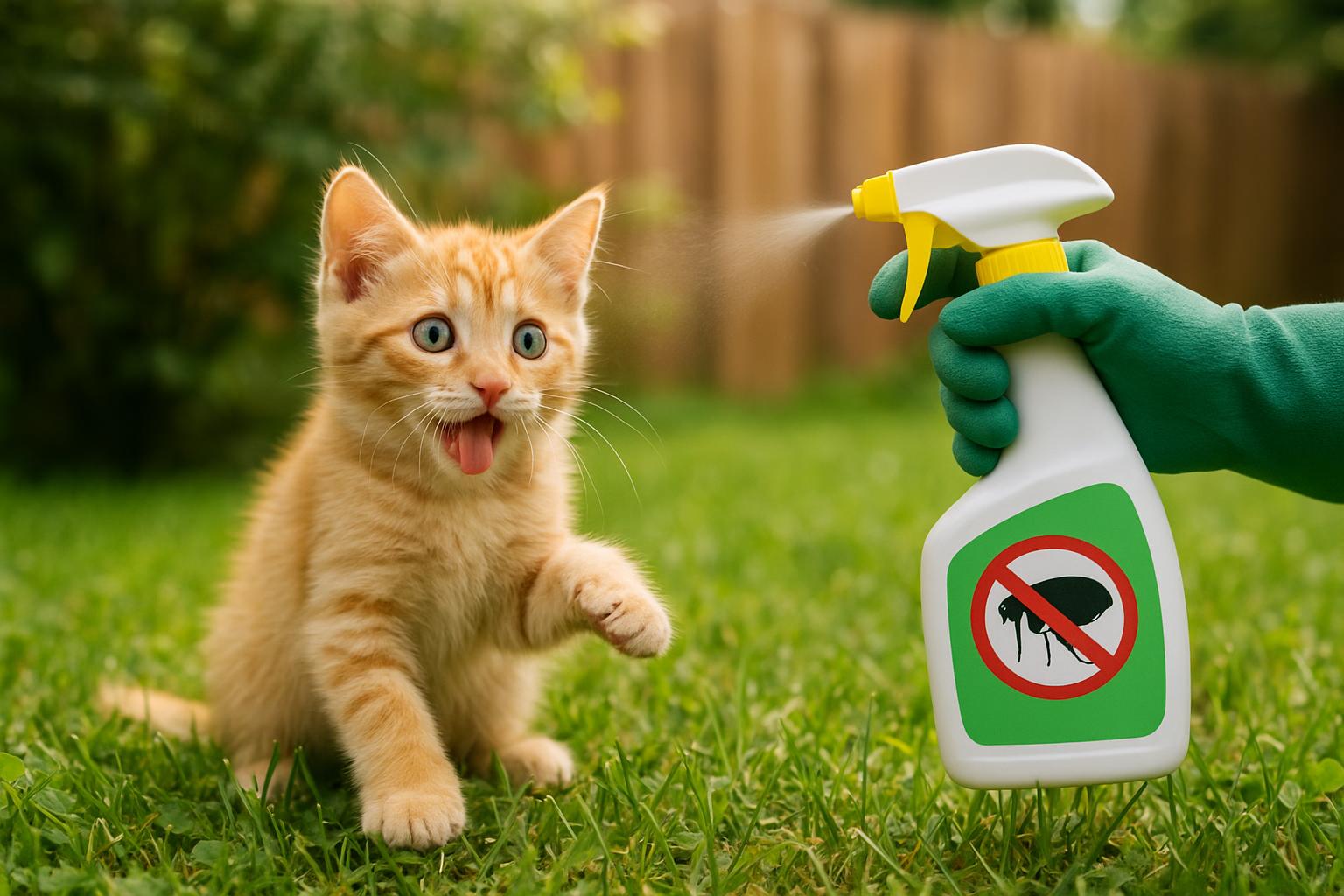 Feline Fleas Prevention For Kittens In Backyard Care