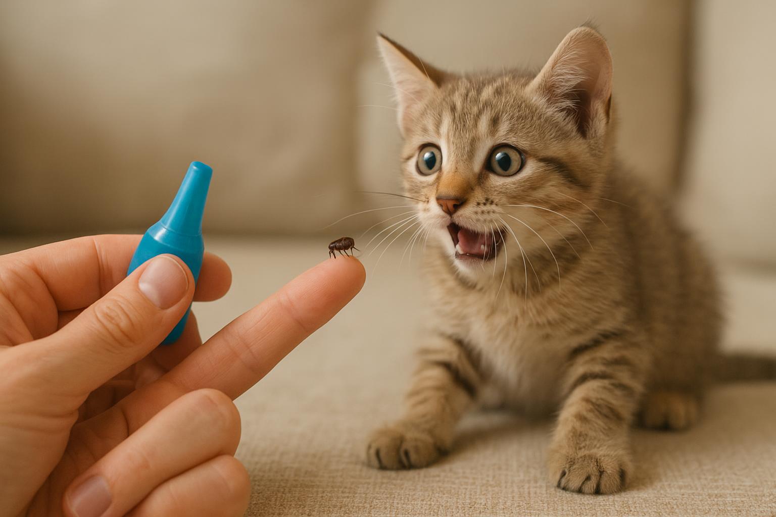 First Flea Treatment Age Milestone for Kitten Health