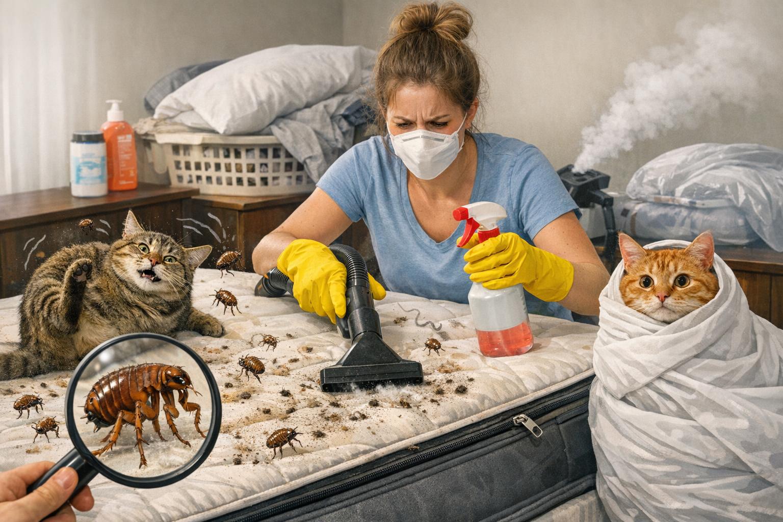 How To Clean Flea-Infested Bedding In Mattresses Safely
