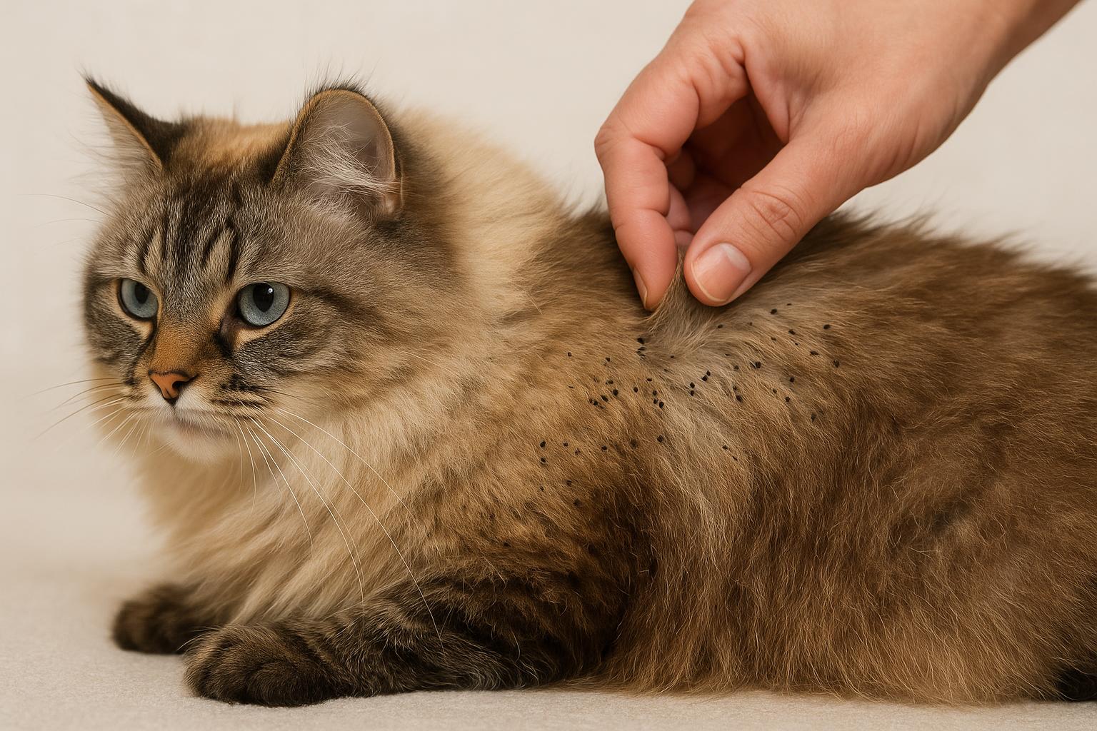 Spotting Flea Remnants On Feline Fur Signals Hidden Fleas